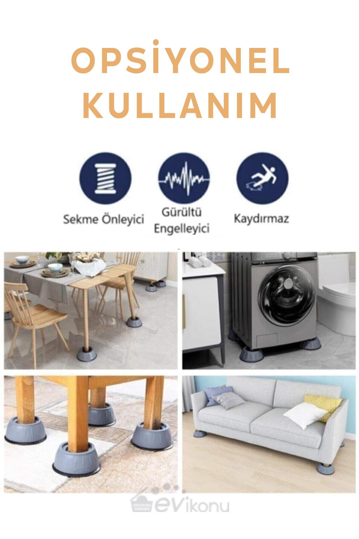 Gürültü Engelleyici Ve Kaymaz Titreşim Önleyici Kauçuk Ayak Pedleri Çamaşır Bulaşık Makinesi Yükseltici Stoper Gürültü Engelleyici Ve Kaymaz Titreşim Önleyici Kauçuk Ayak Pedleri Çamaşır Bulaşık Makinesi Yükseltici Stoper